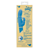 Love Bunny Beaded G Bunny Blue Silicone Waterproof USB Rechargeable Vibrator 7.5 Inch Vibrators - G Spot